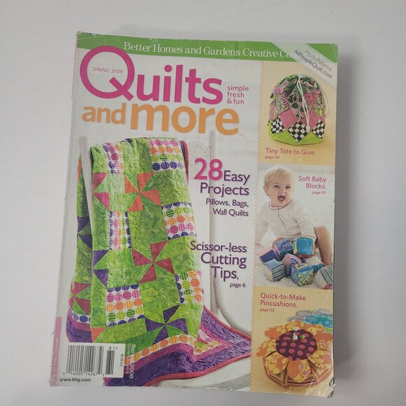 Lot of 8 QUILT & MORE Magazines by Better Homes & Gardens Creative Collection - Picture 2 of 16